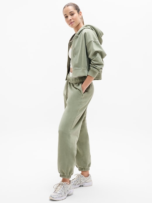 Image number 3 showing, Forever Fleece Crop Full Zip