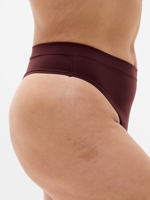 Image number 6 showing, BodyMove High Rise Thong Underwear