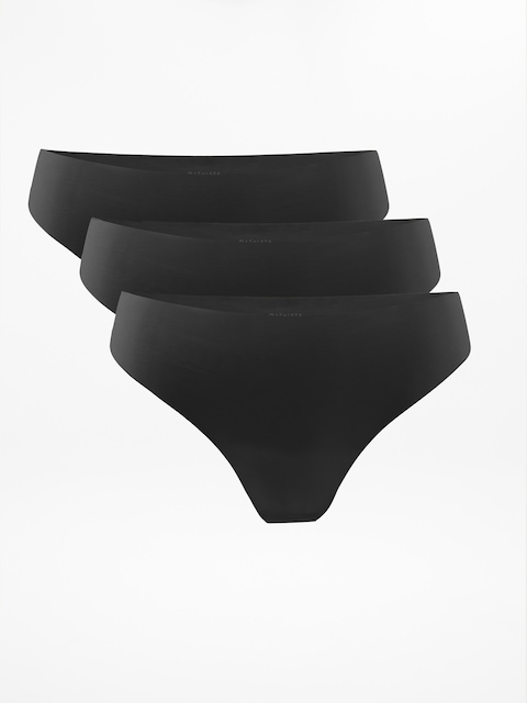 Sleek Form No Show Thong Underwear 3-Pack
