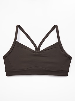 Athleta Vital Sports Bra A-C - Brown (Truffle)