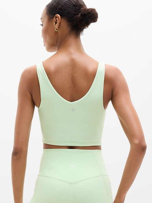 Image number 2 showing, Transcend V-Neck Crop Sports Bra D-DD