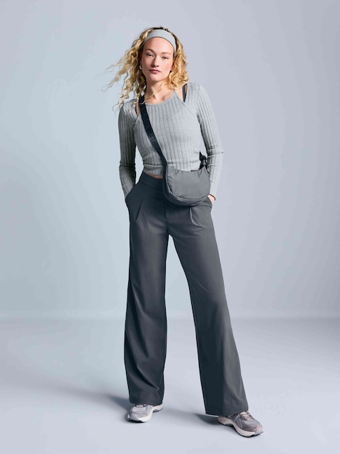 Pinnacle High Rise Trouser - Shadow Grey