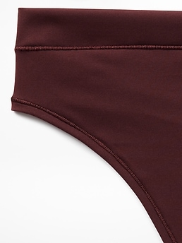 BodyMove High Rise Thong Underwear - Red - image 4