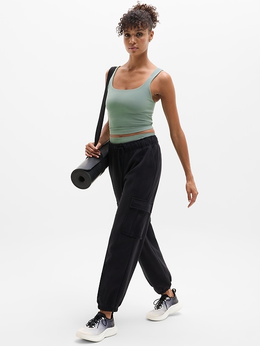 Image number 4 showing, Transcend Square Neck Crop Sports Bra D-DD