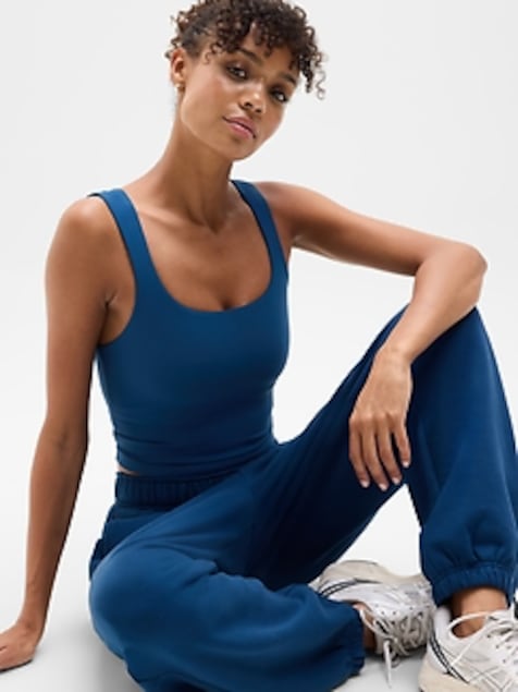 Transcend Square Neck Crop Sports Bra D-DD
