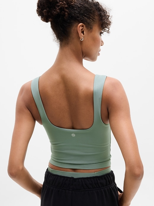 Image number 5 showing, Transcend Square Neck Crop Sports Bra D-DD