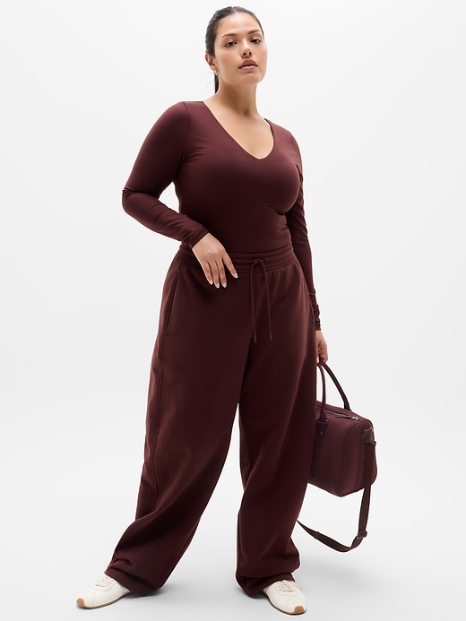 Image number 2 showing, BodyMove Plunge Long Sleeve Bodysuit