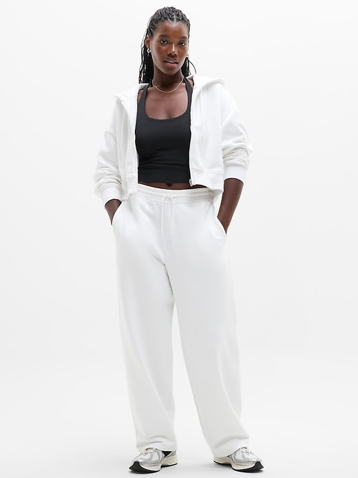 Image number 5 showing, Forever Fleece Mid Rise Barrel Pant