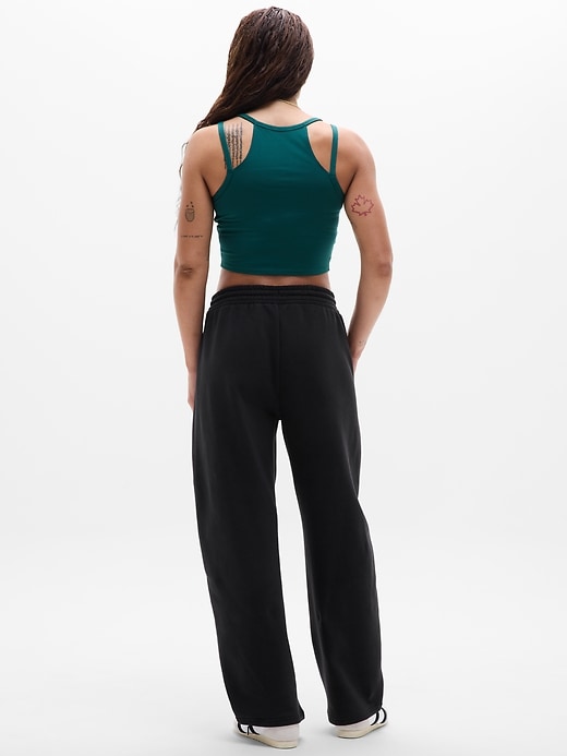 Image number 6 showing, Forever Fleece Mid Rise Barrel Pant