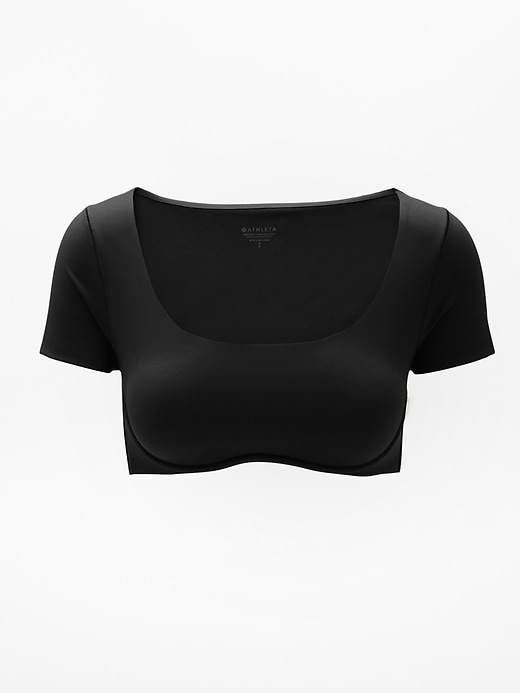 Image number 3 showing, BodyMove Square Neck Crop Tee