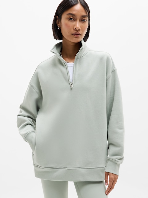 Forever Fleece 1/4 Zip Sweatshirt - Vera