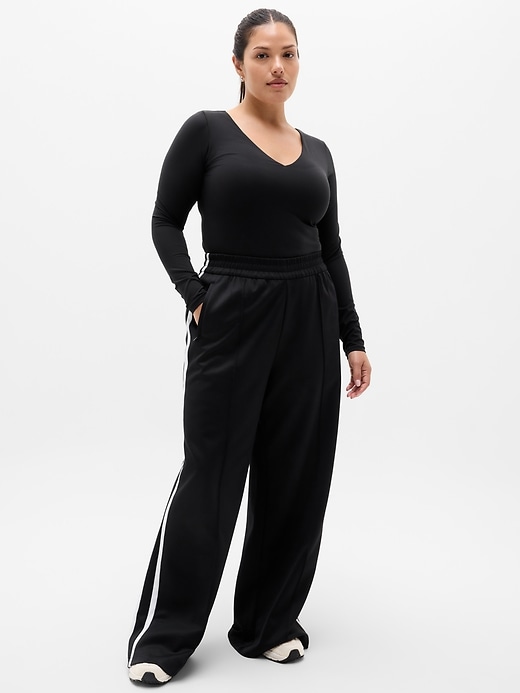 Image number 7 showing, BodyMove Plunge Long Sleeve Bodysuit