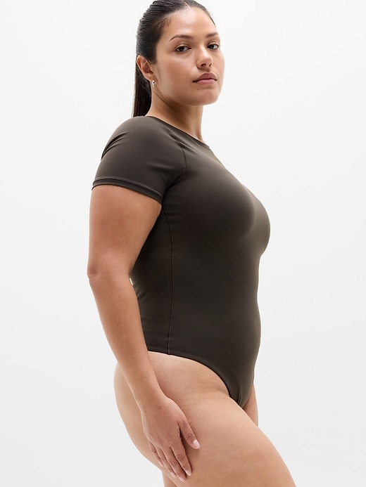Image number 6 showing, BodyMove Short Sleeve Crew Bodysuit