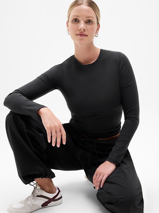 Image number 6 showing, BodyMove Crew Neck Long Sleeve Top