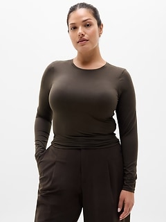 BodyMove Crew Neck Long Sleeve Top