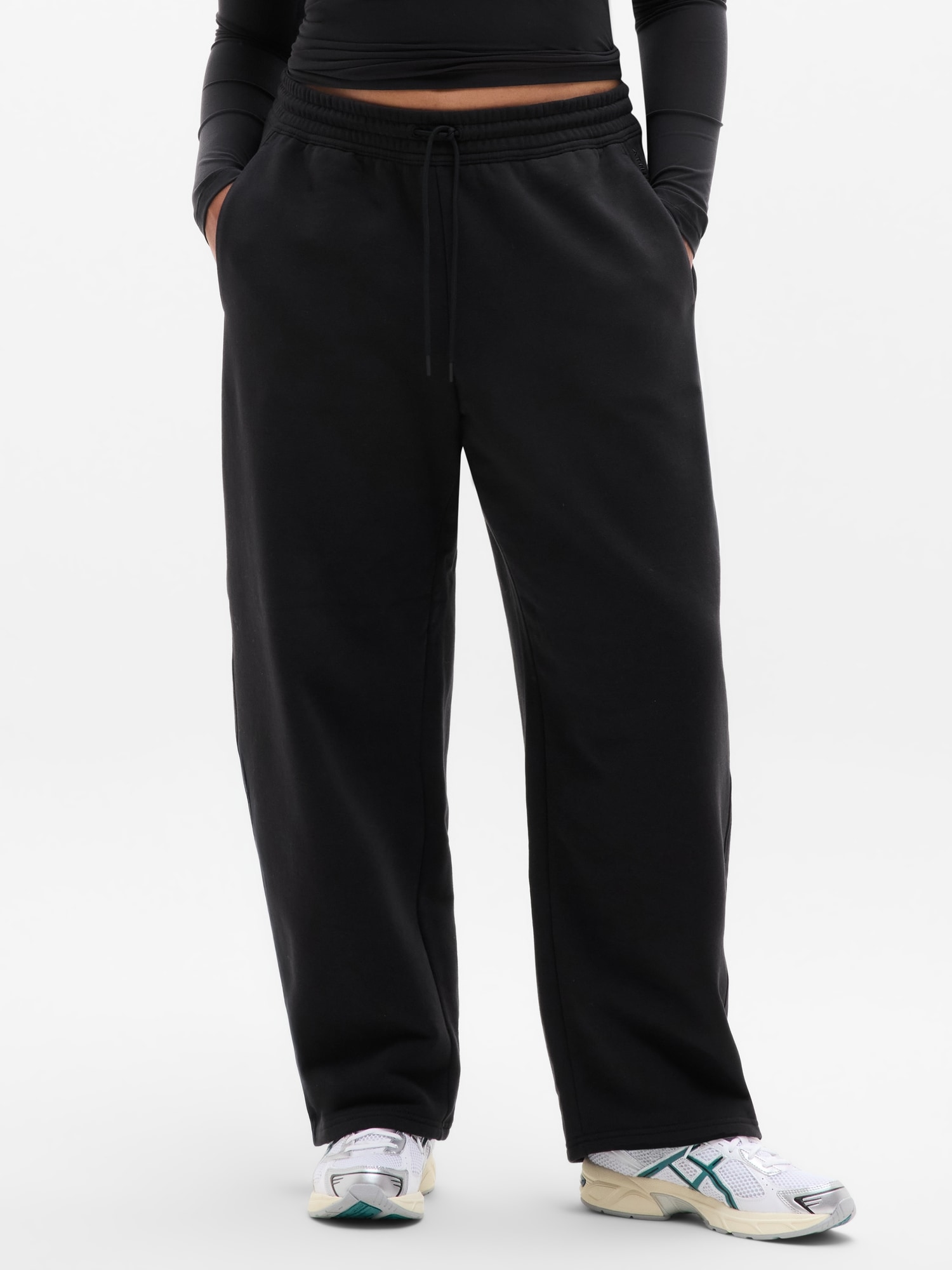 Forever Fleece Mid Rise Barrel Pant