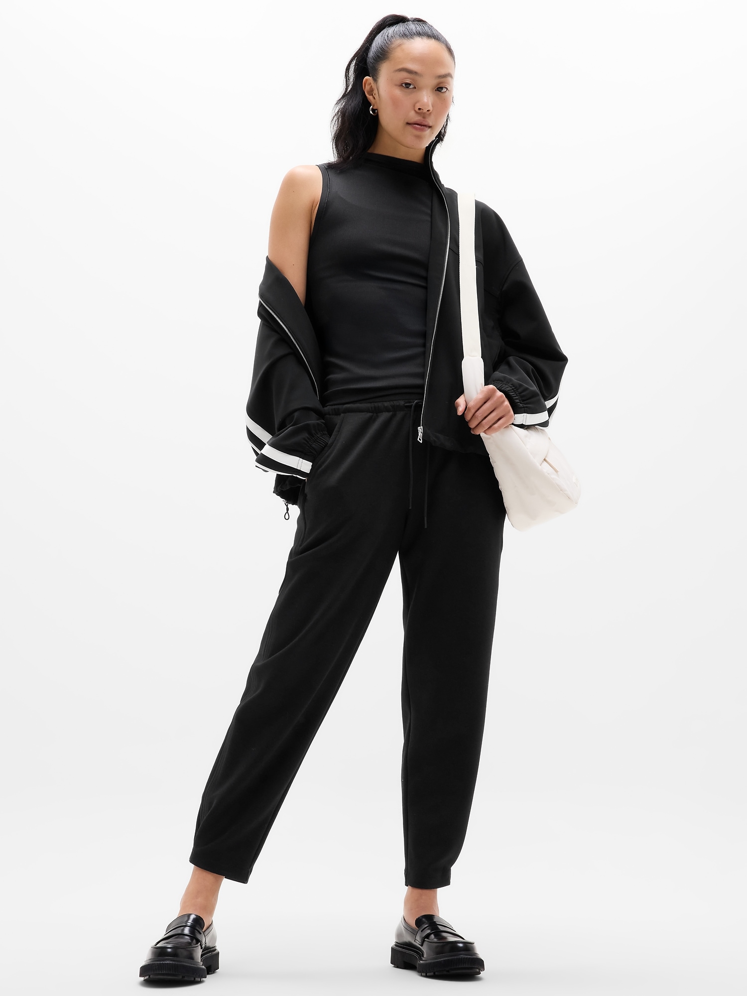 Signature Rib Mock Neck Tank