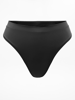 BodyMove High Rise Thong Underwear - Black - image 3