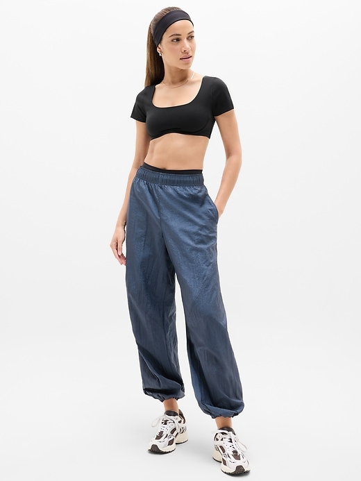 Image number 2 showing, BodyMove Square Neck Crop Tee