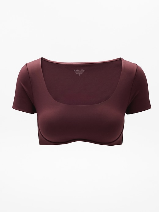 Image number 3 showing, BodyMove Square Neck Crop Tee