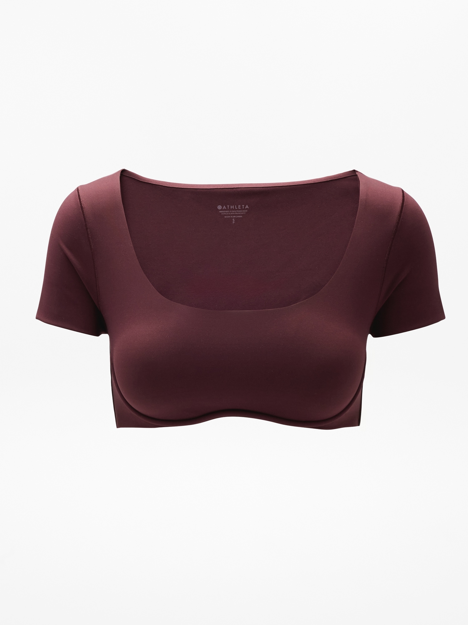 BodyMove Square Neck Crop Tee