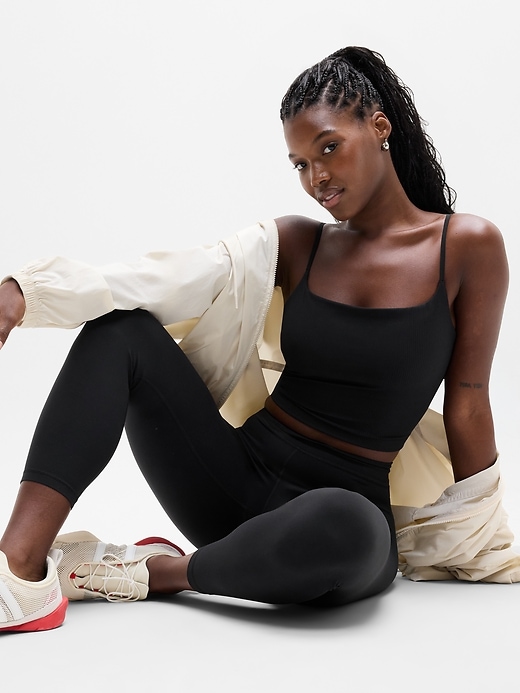Image number 6 showing, Transcend Rib Crop Bra