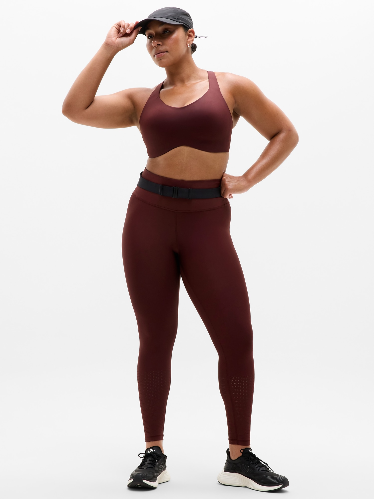 Athleta Stride Lite Bra - Red (Garnet)