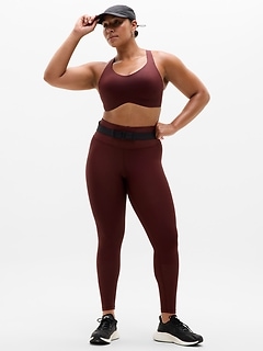 Athleta Stride Lite Bra - Red (Garnet)