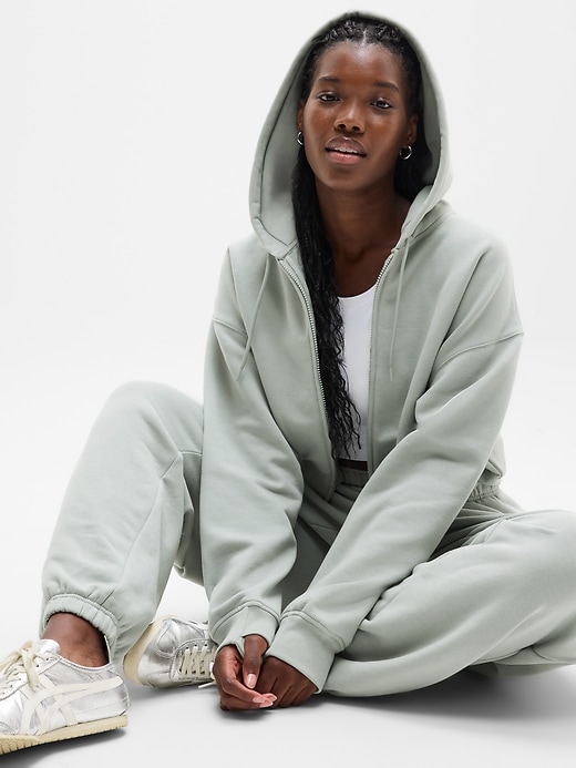 Image number 2 showing, Forever Fleece Crop Full Zip