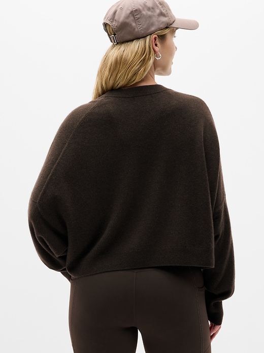 Image number 7 showing, Luxe Wool Cashmere Crew Sweater