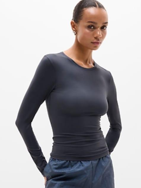 BodyMove Crew Neck Long Sleeve Top