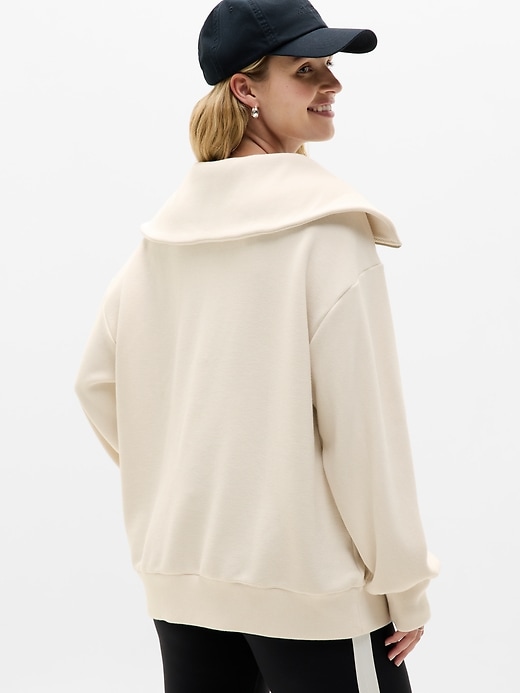 Image number 7 showing, Ottoman Rib 1/4 Zip Sweatshirt