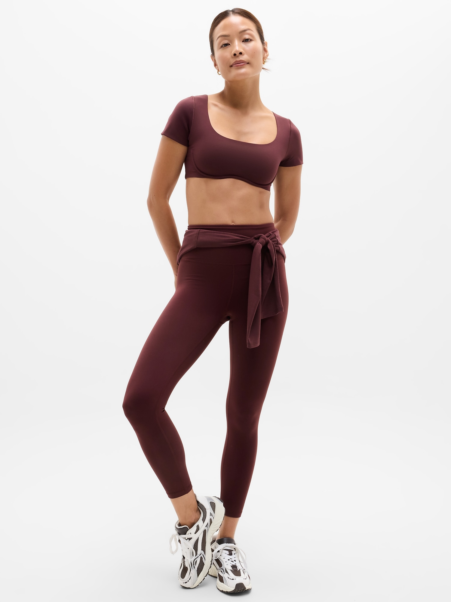 BodyMove Square Neck Crop Tee