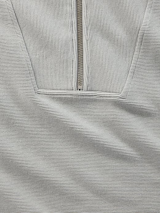 Image number 5 showing, Ottoman Rib 1/4 Zip Sweatshirt