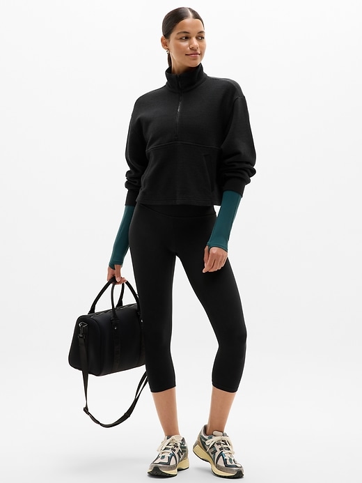 Image number 2 showing, Tranquil Waffle 1/2 Zip Sweatshirt