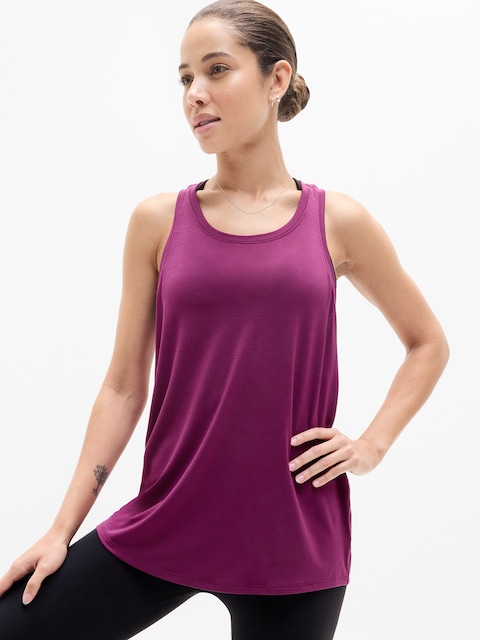 Move With Ease Tank - Plum