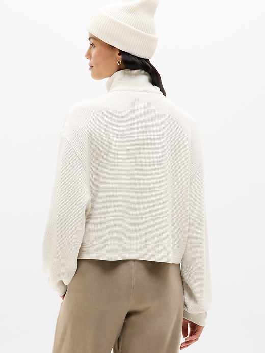 Image number 5 showing, Tranquil Waffle 1/2 Zip Sweatshirt