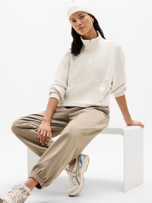 Image number 4 showing, Tranquil Waffle 1/2 Zip Sweatshirt
