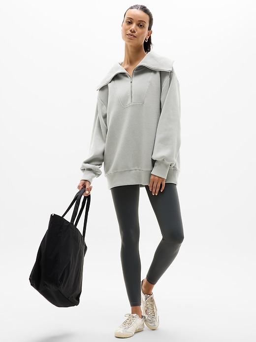 Image number 6 showing, Ottoman Rib 1/4 Zip Sweatshirt