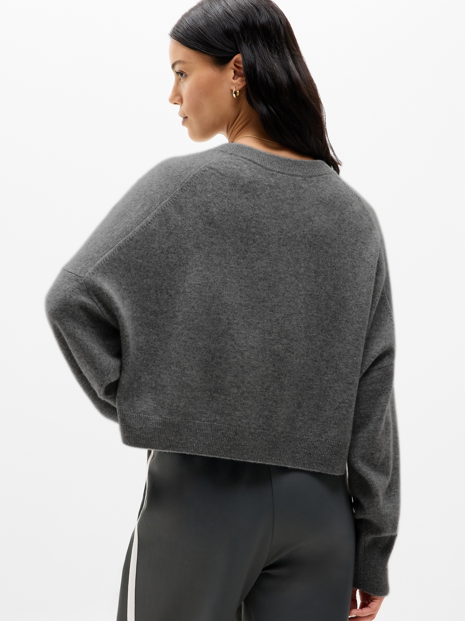 Luxe Wool Cashmere Crew Sweater