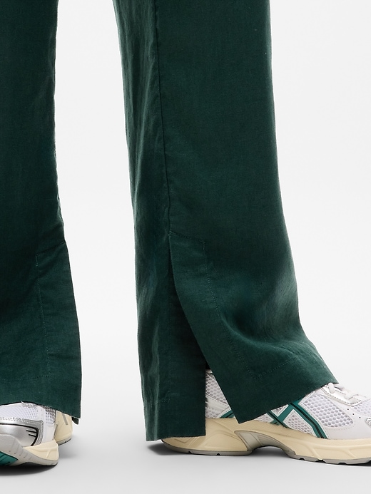 Image number 6 showing, Retreat Linen High Rise Wide Leg Pant