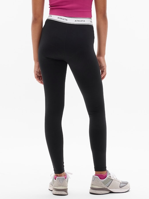 Image number 3 showing, Athleta Girl High Rise Logo Chit Chat Legging