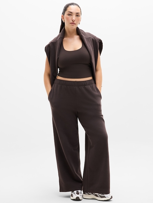 Image number 5 showing, Forever Fleece Wide Leg