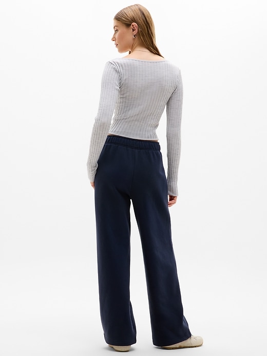 Image number 6 showing, Forever Fleece Wide Leg