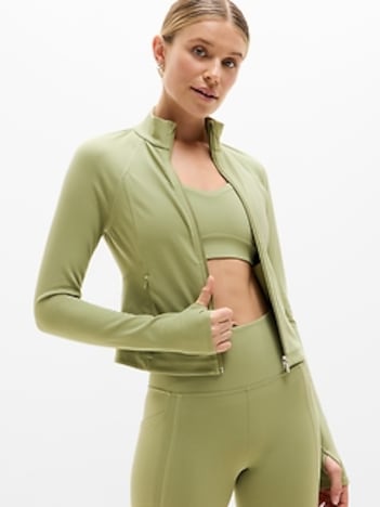 Salutation Pop Stitch Crop Jacket