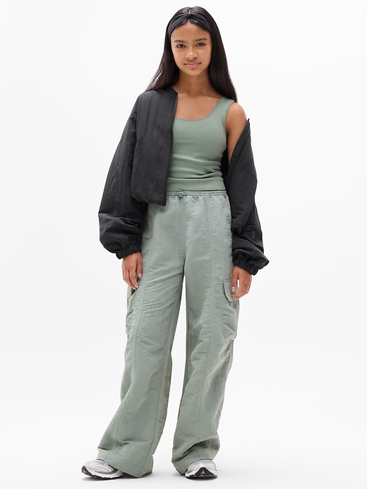 Image number 2 showing, Athleta Girl Rise Above Rib Crop Tank