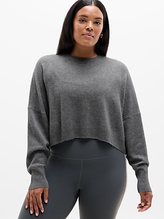 Luxe Wool Cashmere Crew Sweater