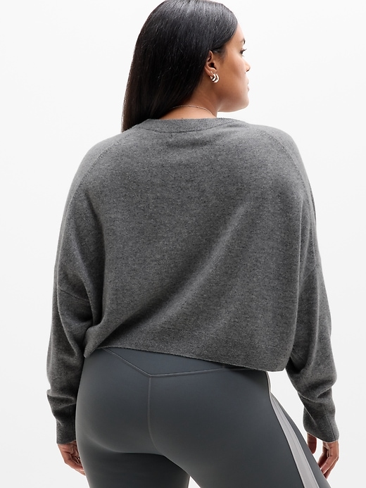 Image number 2 showing, Luxe Wool Cashmere Crew Sweater