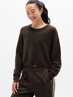 Luxe Wool Cashmere Crew Sweater