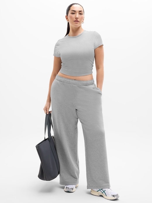 Image number 5 showing, Forever Fleece Wide Leg